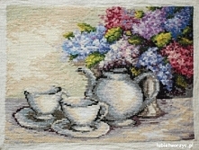 Martwa natura - haft krzyży...