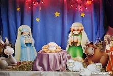 Szopka betlejemska - dekoracja świąteczna w przedszkolu