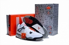 Nike Air Jordan 4 Retro Shoes Men's Limited Edition White Black Grey Q261P2,Cheap Jordans For Men,Nike Air Jordan 4,Jordans For Sale,Jordans For Cheap,Nike Air Max Shoes,Ch...
