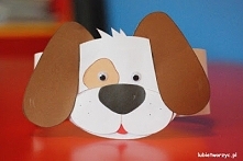 Pies - papierowa opaska na ...