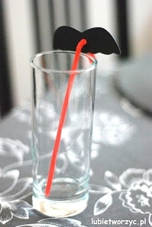 Wąsy - dekoracyjne słomki do napojów (DIY)
