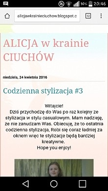 Dziewczęta zapraszam na nowego posta! :)
