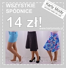 PROMOCJA! Wszystkie spódnice po 14zł/szt.