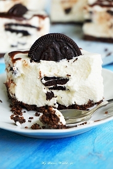 PRZEPYSZNE śmietankowe CIASTO OREO - PRZEPIS na po kliknięciu w zdjęcie na mysweetworld.pl LEKKIE, PUSZYSTE I SZYBKIE DO ZROBIENIA :)