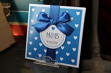 Zaproszenie z kolekcji HEARTS w kolorze chabrowym, możliwość wykonania w dowolnej kolorystyce. Zainteresowanych zapraszam na naszego facebooka PracowniaArtystycznaAnnart lub pro...