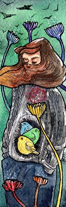 Chakras Bookmark i trzy uro...