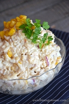 Sałatka z tuńczykiem i ryżem