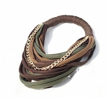 DIY - naszyjnik zrobiony z rajstop :)