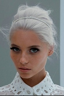 piękne włosy! white blonde