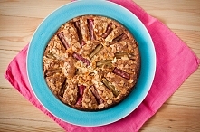 Ciasto z rabarbarem i migdałami