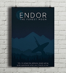Star Wars - Endor - plakat A2