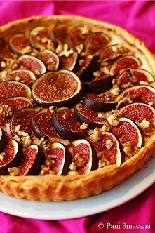 Tarta z pieczoną ricottą i figami