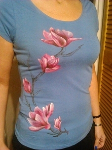 malowane ręcznie koszulki, ...