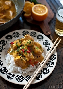 Kurczak pomarańczowo imbirowy