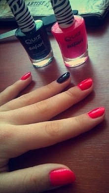 Oczojebny róż i czerń ❤