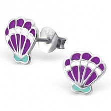 Kolczyki w kształcie wakacyjnych muszelek od Filigree.pl