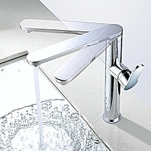 Montage Mitigeur un trou in Chromé Robinet lavabo