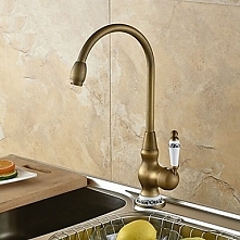 Robinet de cuisine Contemporain Douche Laiton Fileté