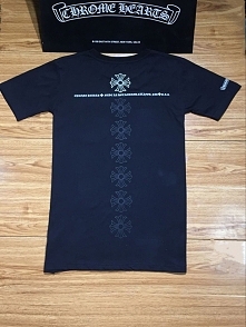 Cheap Sale 2016 New Chrome Hearts Small Cross Back T-shirt On Sale Free Shipping