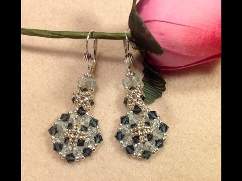 Checkered Circles Earring Tutorial