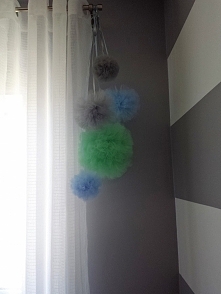 Pompony z tiulu DIY - jak zrobić na moje-idealia.pl