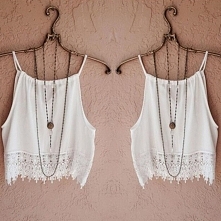 SUPER KORONKOWA BLUZKA BEZ RĘKAWKÓW