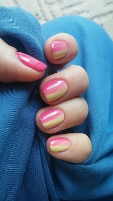 troszeczkę przekombinowałam z kolorkami:) jak się podoba mieszanka "budyniowa" hehehe SEMILAC