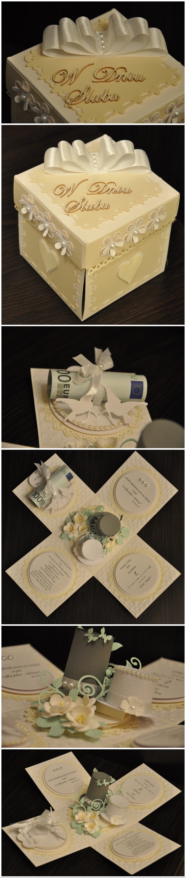 ślubny exploding box