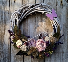 Wianek dekoracyjny, eko sty...