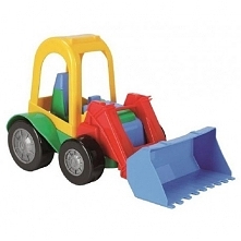 Kolejna zabawka nadająca się i do domu i do zabawy na pisaku:)

Wader 54260 - Traktorek Koparka - Friends on the Move - Zabawka dla dzieci od 1 roku imituje prawdziwy pojazd bud...