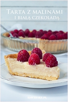 Tarta z malinami