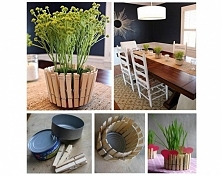 Doniczka z klamerek ;)