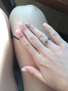 semilac biscuit i gold disco :)