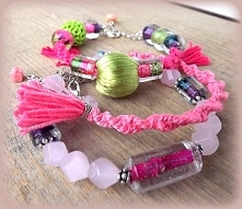 Kolorowa bransoletka w stylu Boho. Acoya Jewellery,