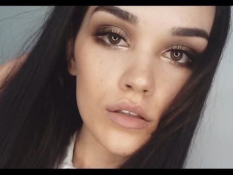 Simple Glam Bronze makeup tutorial