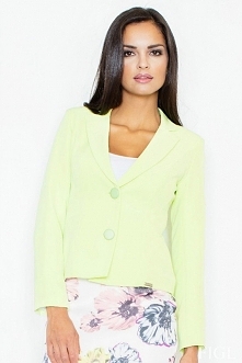 Elegancki żakiet o prostym kroju, taliowany. Model idealnie dopełniający każdą stylizację. Dostępny w kolorze pięknej jasnej zieleni, ecru lub w odcieniach granatu.

Producent F...