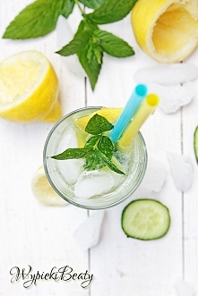 Lemoniada ogórkowa z cytryną