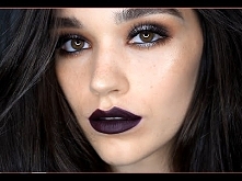 Dark eyes / Dark lips makeup tutorial