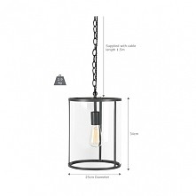 Lampa w stylu loft. cosycottage.pl