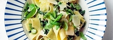 MAKARON PRIMAVERA
Wiosenny makaron z młodego bobu, szparagów i szpinaku.

ŁOSKA MAKARONY BÓB SZPARAGI SZPINAK

SKŁADNIKI

300 g młodego bobu
pół pęczka szparagów
2 garście szpin...