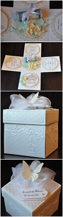 ślubny exploding box