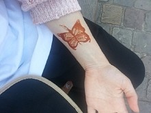 motylek :) #henna