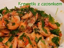 Krewetki z czosnkiem