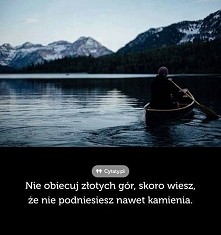 Nie obiecuj...
