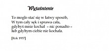 Wyjaśnienie To mogło stać s...