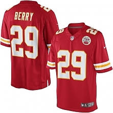 Men's Kansas City Chiefs Nike NFL Limited Eric Berry Red #29 Jerseys Home