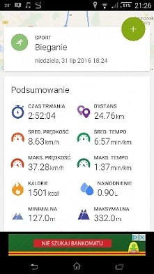 Stworzyłam potwora ;-) Mój mąż zaczął przygodę z bieganiem w marcu a znów mnie wyciągnął na taki dystans....