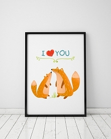plakat. i love YOU (format A3)