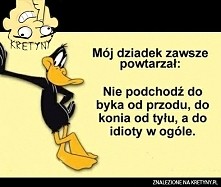 Mój dziadek zawsze mnie bro...