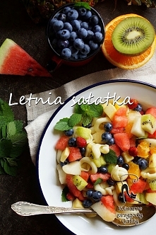 Makaronowa letnia sałatka